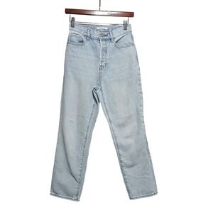 Pacsun Women's Light Wash High Rise‎ Mom Jeans Button Fly Denim Pants